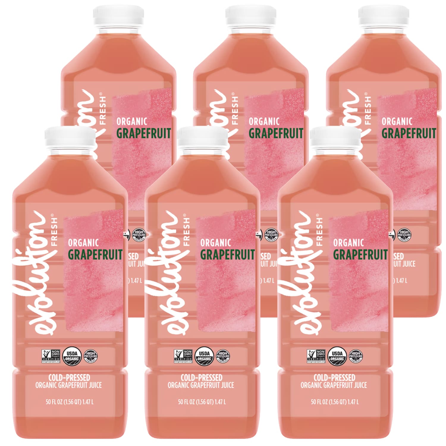 Evolution Fresh Cold-Pressed Organic Grapefruit Juice, Case